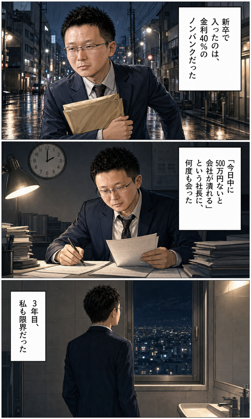 大坪和民のストーリー漫画 3ページ