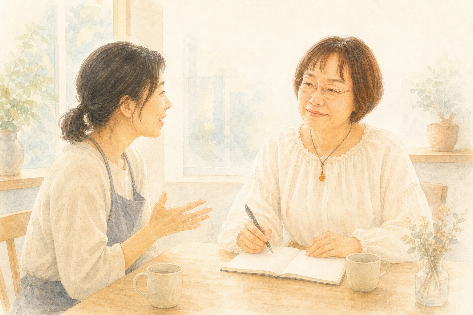 相談者の話を丁寧に聞き、強みと人柄を言葉にする細谷恵美子